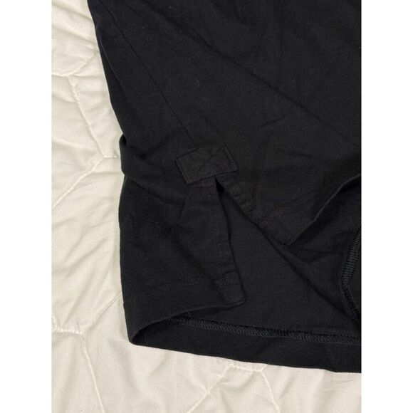 Duluth Trading Company Turtle Neck Knit Shirt Pullover Size XL Black 100% Cotton - Picture 9 of 10